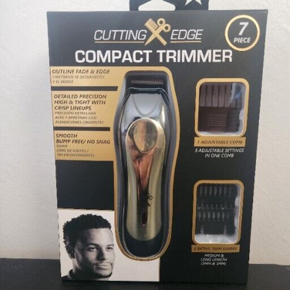Cutting Edge Compact Trimmer by Barbasol for Men - 7‎ Pc Shaver & More